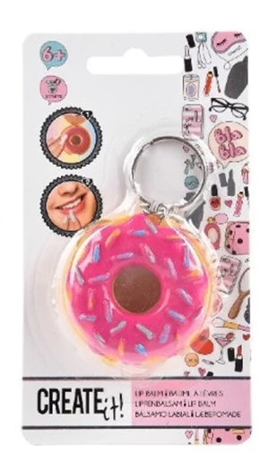 create it! donut lipbalm roze