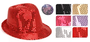hoed glitter (6 kleuren ass.)