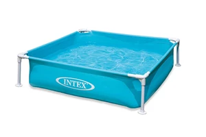 intex mini frame pool blauw