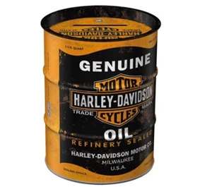 money box oil barrel - harley davidson