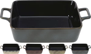 ovenschaal met handvatten (4 kleuren ass.)