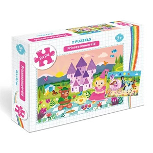 prinsessenwereld - puzzel (2 x 24sts)