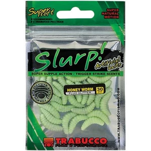 slurp bait honey worm fluo glitter (30sts)(182-00-230)