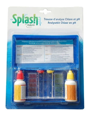 splash analysekit chloor en ph