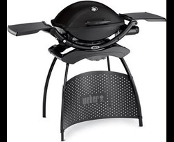 weber gasbarbecue q 2200 black stand