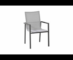 4so bari dining chair tex stackable matt carbon