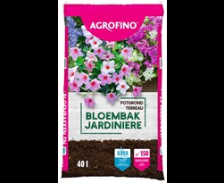 agrofino potgrond aquasave voor bloembakken en terrasplanten