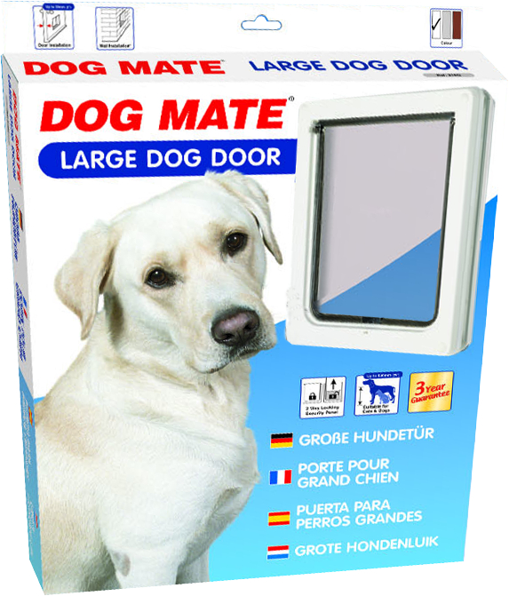dog mate hondendeur large wit Tuincentrum Pelckmans