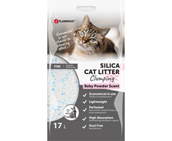 kattenbakvulling silica fijn klonterend babypoeder