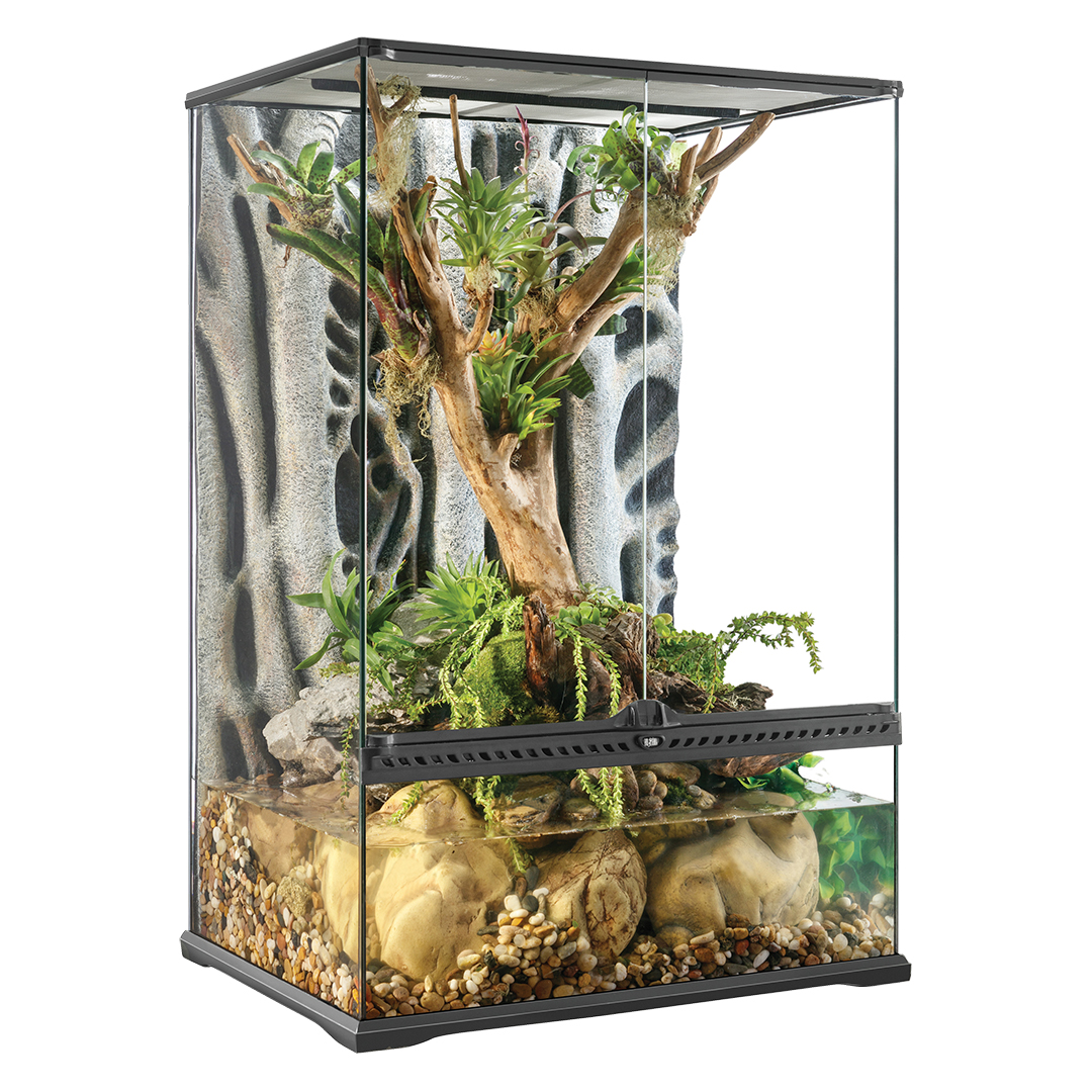 Exo Terra Pro Paludarium M X-tall Terrarium 60x45x90cm Grün