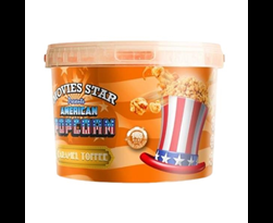 popcorn american movies star caramel toffee