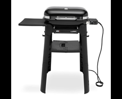weber elektrische barbecue lumin compact stand, black