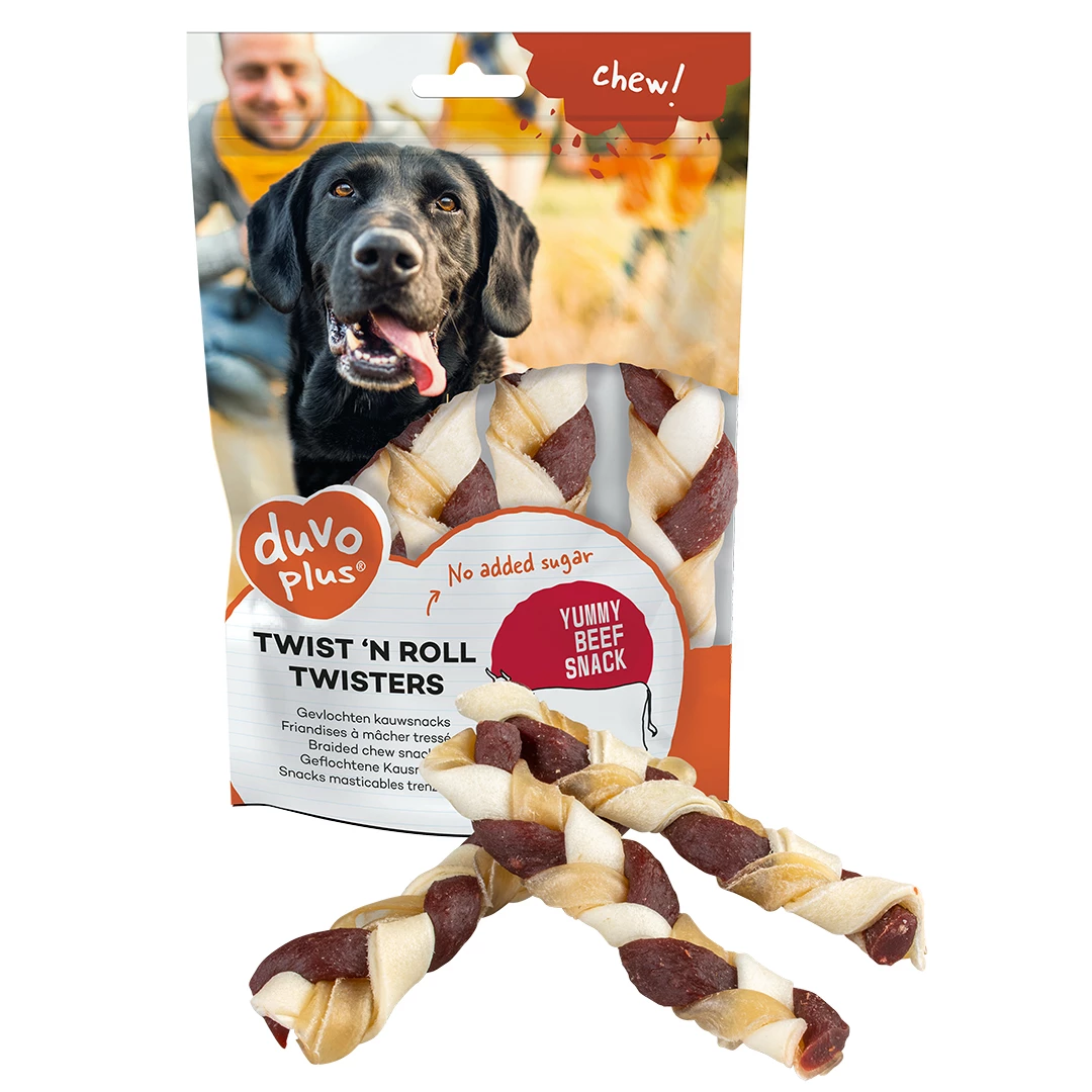 Duvo Twist'n Roll Twisters Rund S 12,5 cm 50 stuks - Dierenwinkel Expert Duvo Twist'n Roll Twisters Rund S 12,5 cm 50 stuks - Dierenwinkel Expert