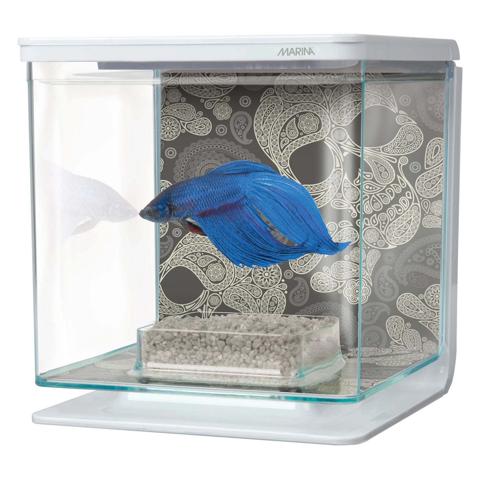 Marina Betta Kit Zen miniakvárium 2L - Mini akváriumkészlet bettáknak Marina Betta Kit Zen miniakvárium 2L - Mini akváriumkészlet bettáknak