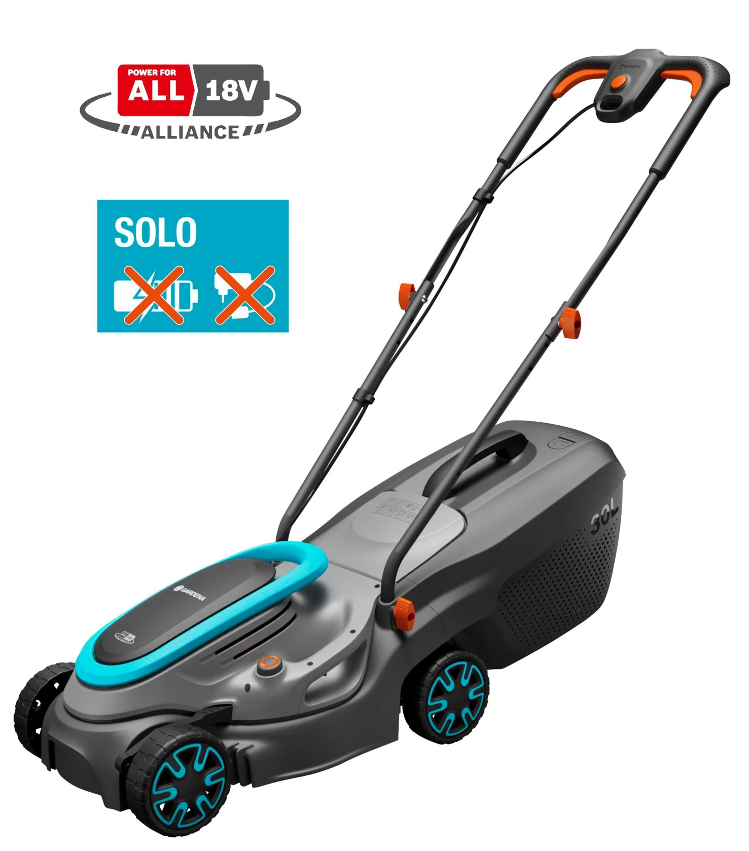 Gardena PowerMax 32/36V P4A Solo - Accu Grasmaaier Excl Accu En Lader 200 M 1334098 Gardena PowerMax 32/36V P4A Solo - Accu Grasmaaier Excl Accu En Lader 200 M 1334098