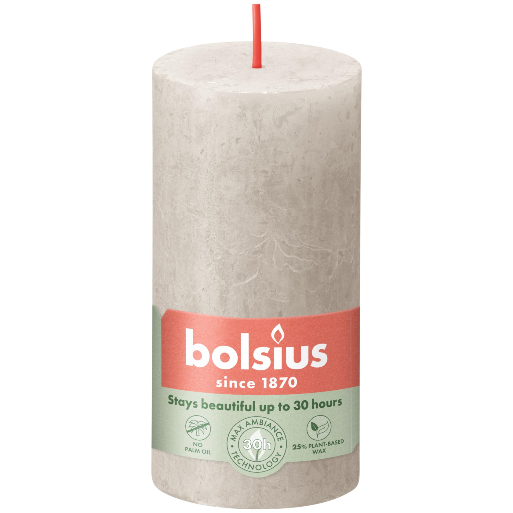 Bolsius - Kaars - 8 cm - Beige Bolsius - Kaars - 8 cm - Beige