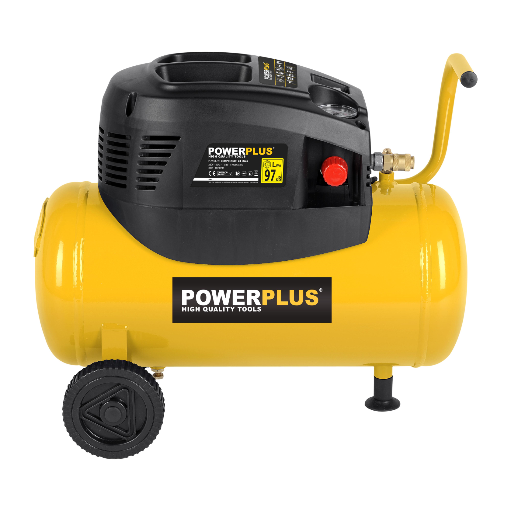 powerplus compressor (zonder olie) - Tuincentrum Pelckmans
