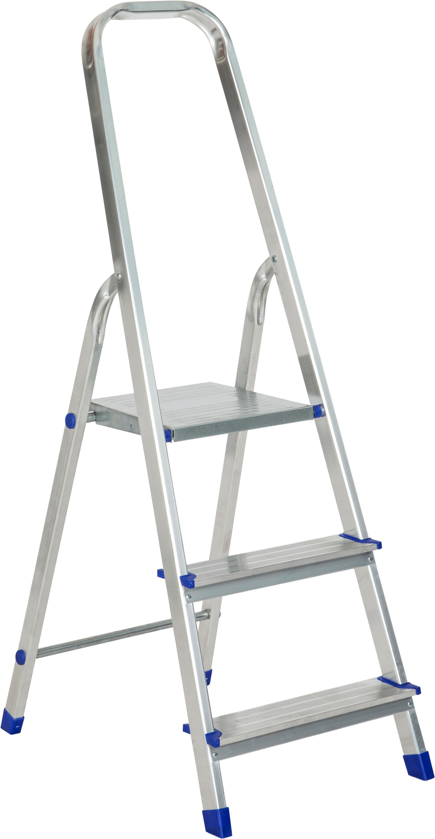 Aluminium plateautrap 1 trede, compacte montagetrap