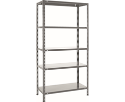 Floordirekt Colourful metal rack available in 4 load capacity up to 350 kg, perfect for household use (172 x 90 x 30 cm, light green 6027 Floordirekt Colourful metal rack available in 4 load capacity up to 350 kg, perfect for household use (172 x 90 x 30 cm, light green 6027