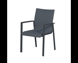 garden impressions dallas dining fauteuil carbon black/antraciet