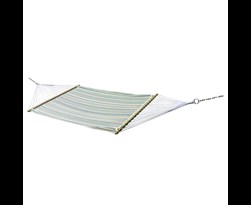 vivere quilted fabric hammock - double (lagune)