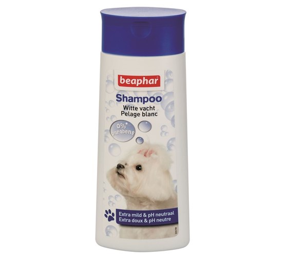beaphar-shampoo-bubbels-hond-witte-vacht