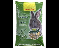 benelux konijnenvoer gemengd + gepofte granen