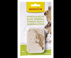 benelux mineral block voor knaagdieren cereals