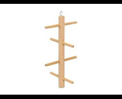 benelux vogelspeelgoed hangende houten zitstok