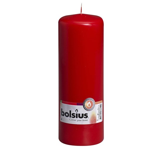 Bolsius Gladde stompkaarsen, rood, 12 stuks, 15 x 7 cm, decoratieve kaarsen voor huishoudelijk gebruik, brandduur 42 uur, ongeparfumeerd, bevat natuurlijke plantenwas, zonder palmolie Bolsius Gladde stompkaarsen, rood, 12 stuks, 15 x 7 cm, decoratieve kaarsen voor huishoudelijk gebruik, brandduur 42 uur, ongeparfumeerd, bevat natuurlijke plantenwas, zonder palmolie