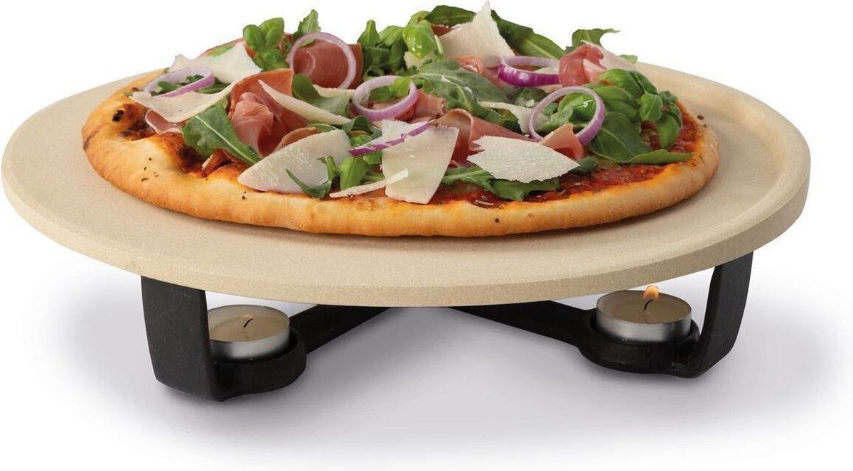 Boska Pizza Party Hot Stone (Pizzasteen & Onderstel Boska Pizza Party Hot Stone (Pizzasteen & Onderstel