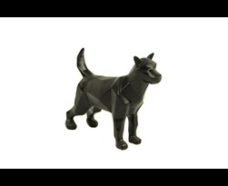 bp hond origami zwart