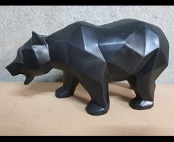 bp ijsbeer kop vooruit origami zwart