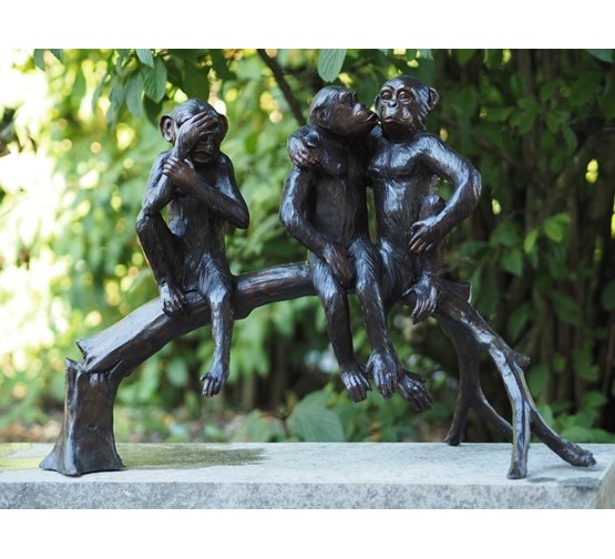 bronzen-beeld-2-aapjes-oboom