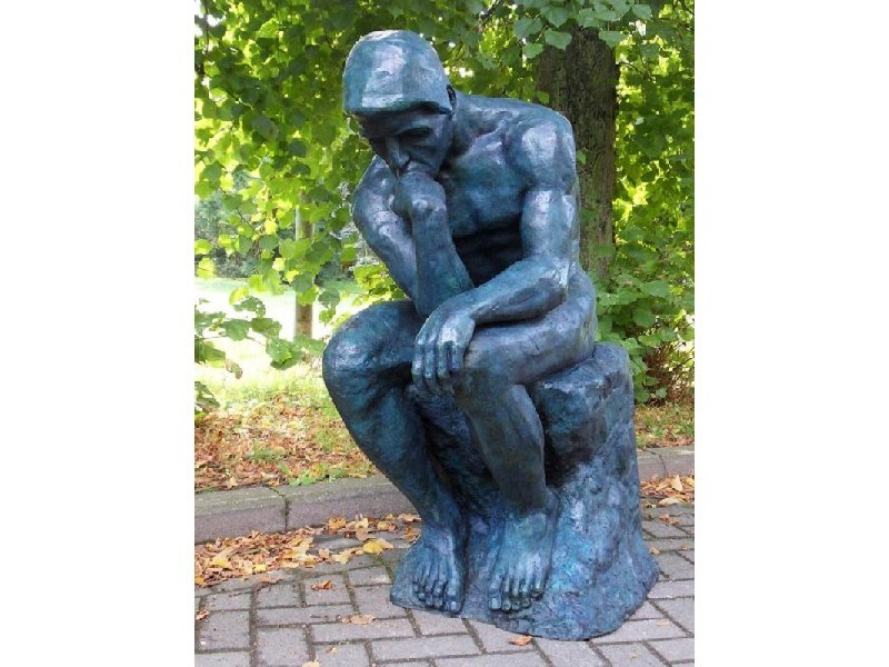 toevoegen Boodschapper nachtmerrie bronzen beeld - grote denker van rodin - Tuincentrum Pelckmans