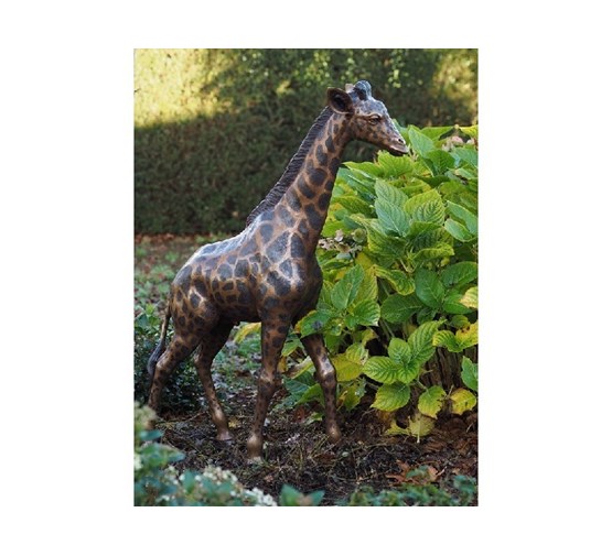 bronzen-beeld-kleine-giraf
