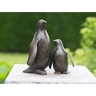                                                                bronzen-beeld-pinguins-moeder-en-kind