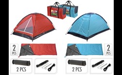 campingset (5-delig)(2 kleuren ass.)