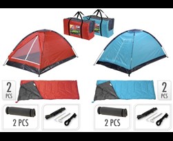 campingset (5-delig)(2 kleuren ass.)