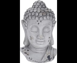 cement boeddha hoofd