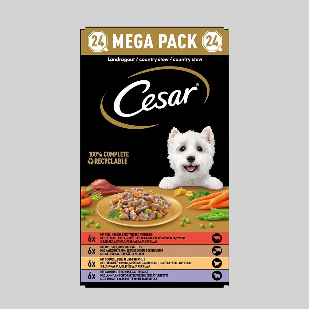 cesar classic alu saus landragout multipack (24sts) - Tuincentrum Pelckmans