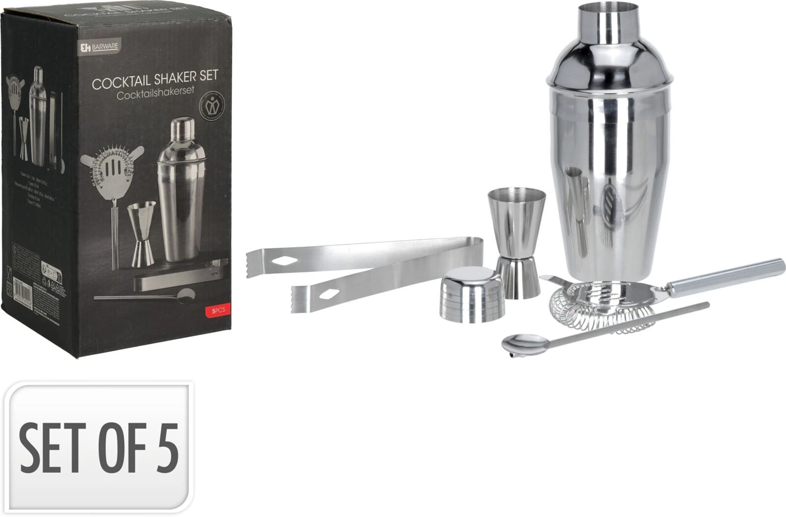 Edelstahl Cocktail Shaker Set 750ml - Professionelles Barkeeper Set 14-teilig - Ideale Cocktail Set Geschenke,Bar Tool Kit für Drink Mixing, Silber Edelstahl Cocktail Shaker Set 750ml - Professionelles Barkeeper Set 14-teilig - Ideale Cocktail Set Geschenke,Bar Tool Kit für Drink Mixing, Silber