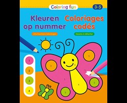 coloring fun - kleuren op nummer (3-5 j.) kleurblok