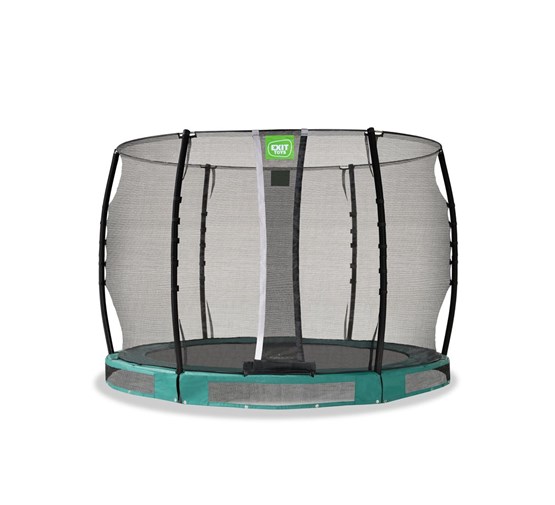 exit-allure-classic-inground-trampoline-met-veiligheidsnet-groen