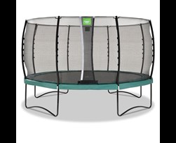 exit allure classic trampoline met veiligheidsnet groen