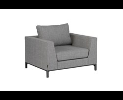 exotan sicilië lounge chair ash grey