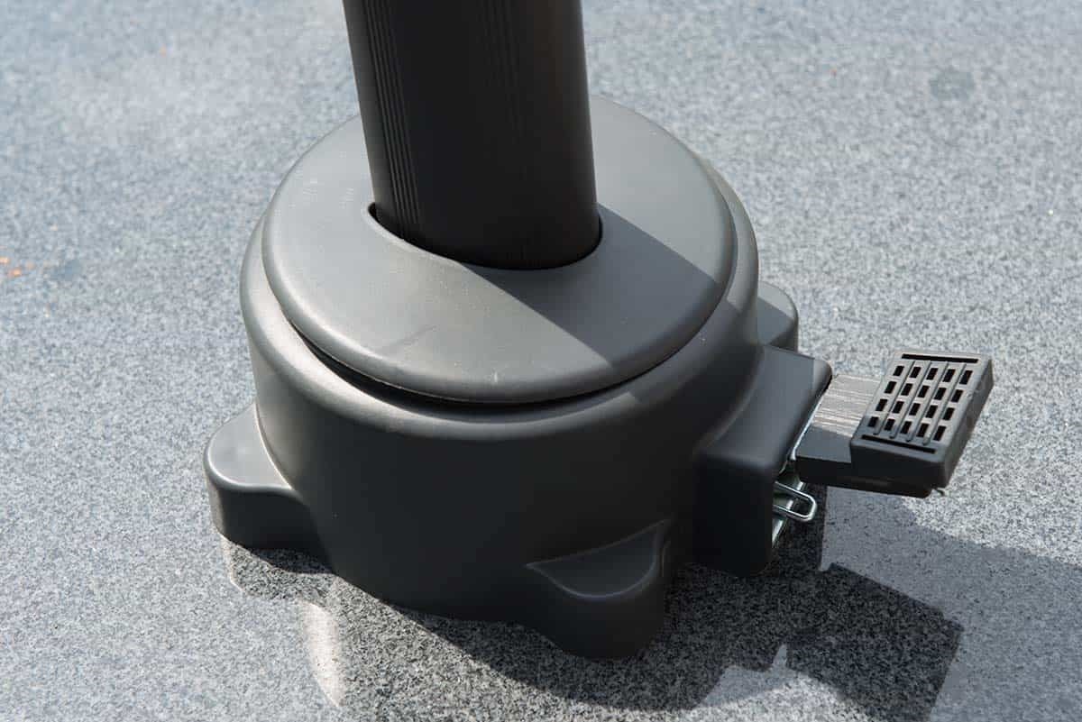 Hawaii Zweefparasol Deluxe 300x300 Cm Frame Grijs Doek