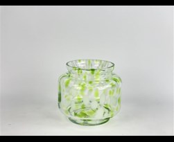 glass vase green