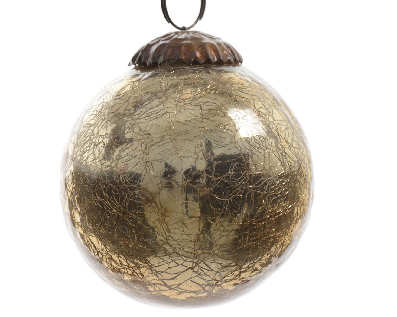 Othmar Decorations Luxe Kerstballen - 12x - Goud - 7,5 Cm