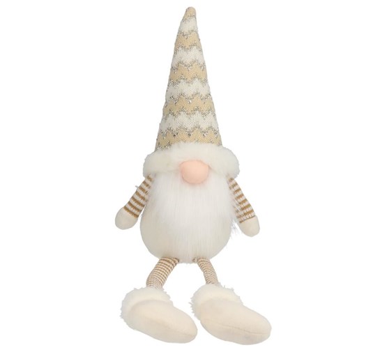 gnome-fabric-hanging-legs-gold-white